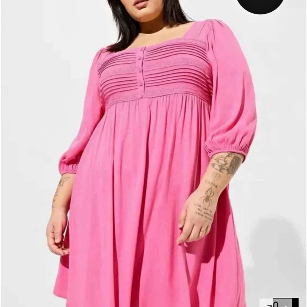 Torrid Pink Dress plus size 2